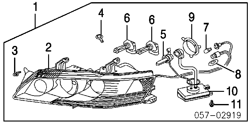 MS820976 Mitsubishi żarówka