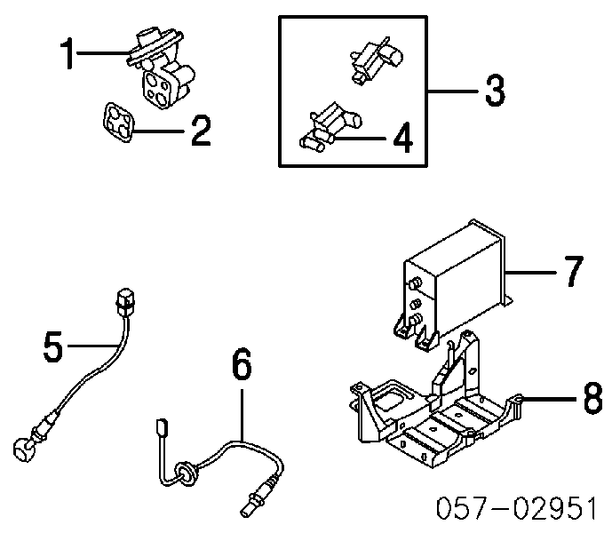 Uszczelka zaworu recyrkulacji EGR Mitsubishi Colt 7 (Z3)