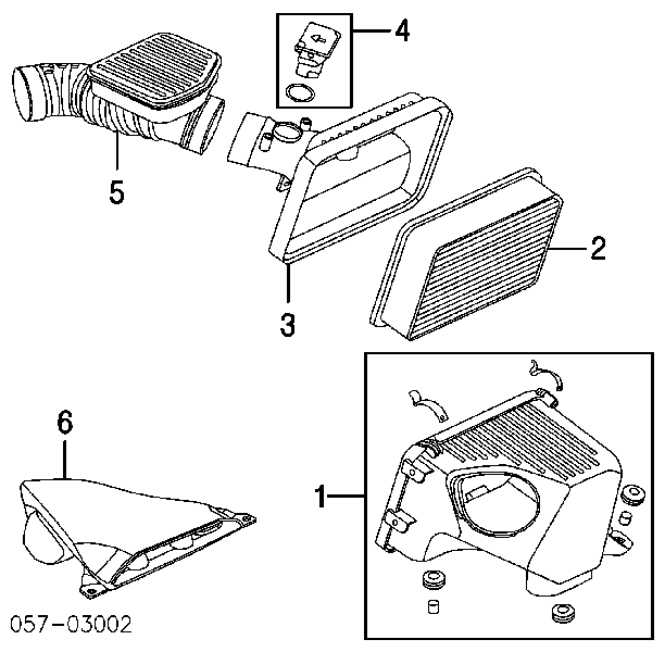 Czujnik przepływu powietrza, przepływomierz powietrza M.A.F. Mitsubishi Galant 9 (DJ, DM)