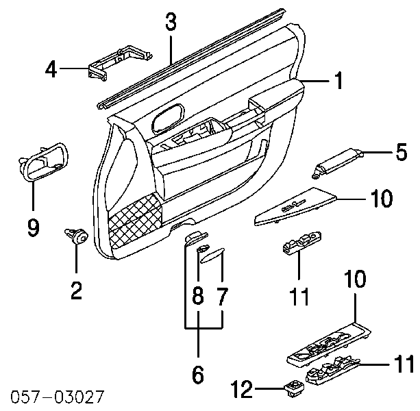 Sterownik lusterek na torpedo Mitsubishi Pajero 3 