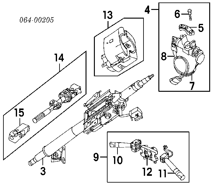 Kostka stacyjki zapłonowej Land Rover Discovery II SUV (LJ ,LT) (1998 - 2004) cena, od 234,14 USD