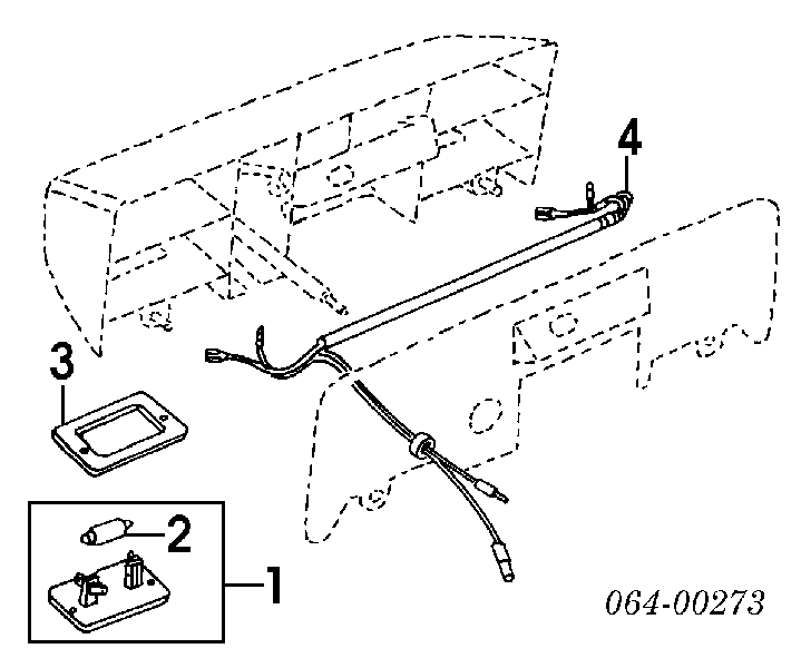 Lampa oświetlenia tylnej tablicy rejestracyjnej do Land Rover Discovery II LJ ,LT