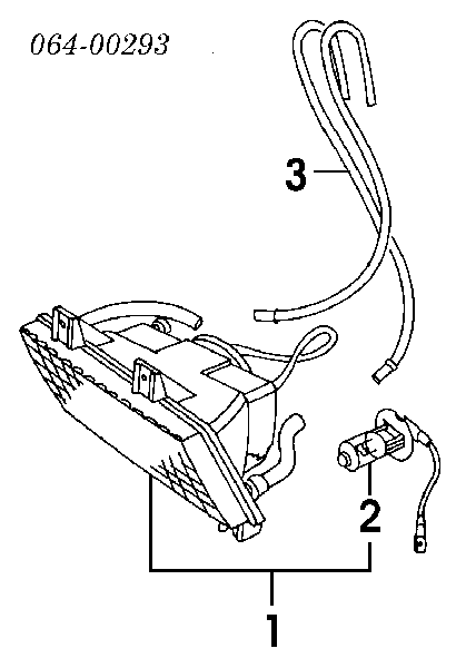 Lampa przeciwmgielna lewa do Land Rover Range Rover II LP, P38A