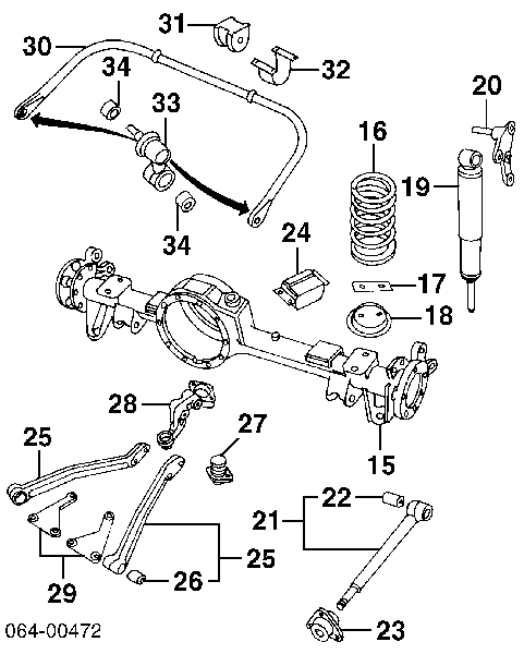 Stabilizator tylny Land Rover Discovery II SUV (LJ ,LT) (1998 - 2004) cena, od 279,90 USD