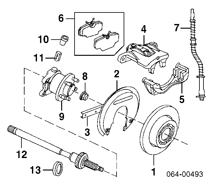 Tarcza hamulcowa tylna Land Rover Discovery 2 (LJ ,LT)