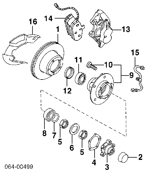 STC2951 Land Rover Klocki hamulcowe przednie tarczowe