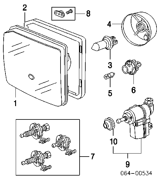 Korektor swiatel do Land Rover Discovery II LJ ,LT