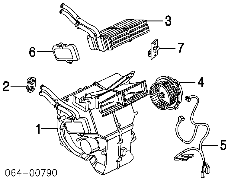 Nagrzewnica Land Rover Freelander