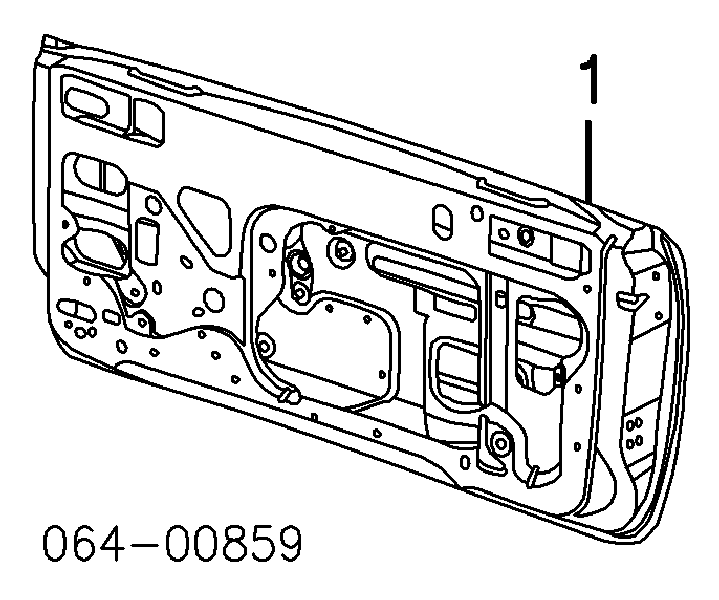 ASR1812 Land Rover Drzwi tylne (bagażnika 3/5)