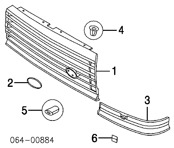 Atrapa chłodnicy Land Rover Range Rover 2 LP, P38A
