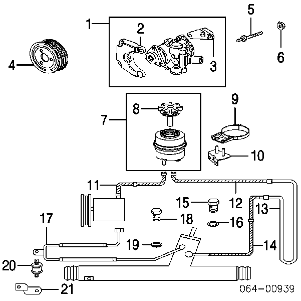 Pompa wspomagania hydraulicznego kierownicy Land Rover LR011844 cena, od 151,39 USD