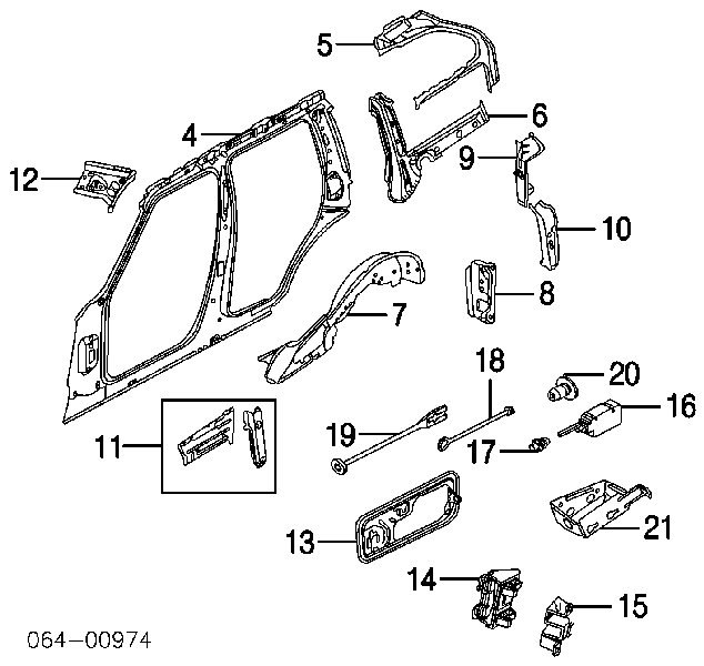 Klapka wlewu paliwa do Land Rover Range Rover III L322