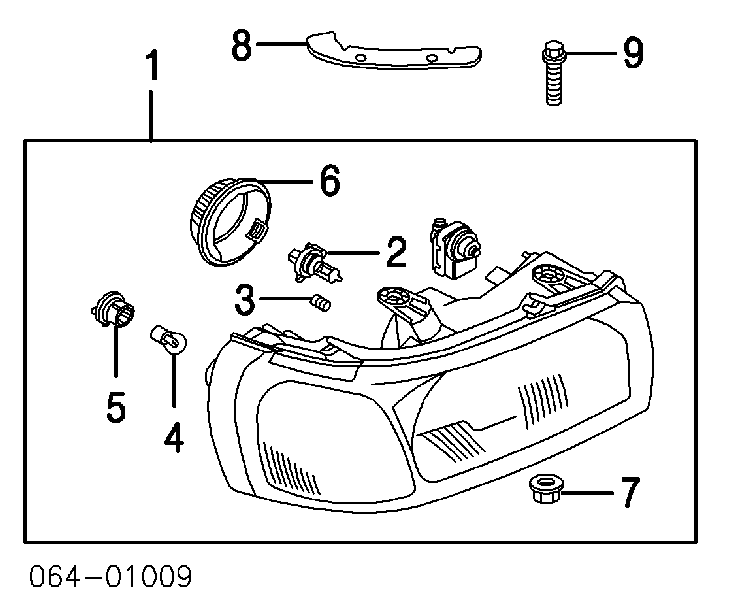 Żarówka lampy pozycyjnej przedniej 63217160791 BMW