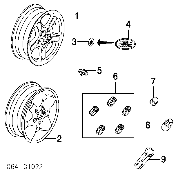 Kołpak do obręczy koła 00024 Metalcaucho