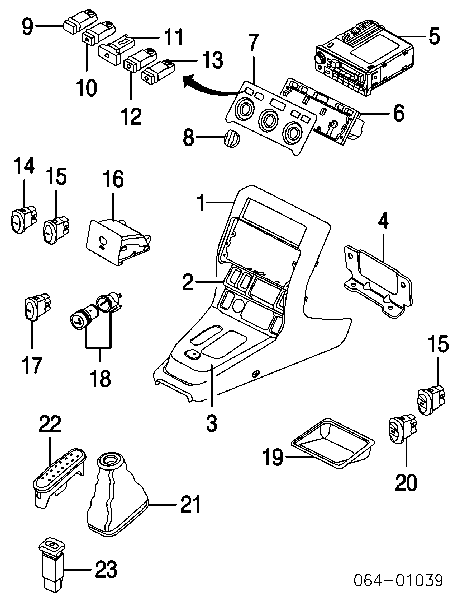 Przycisk włączania światła awaryjnego do Land Rover Freelander I L314