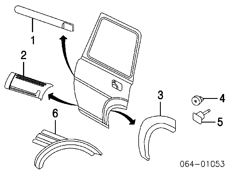 7399800QAB Renault (RVI) spinka mocowania okładzin drzwi