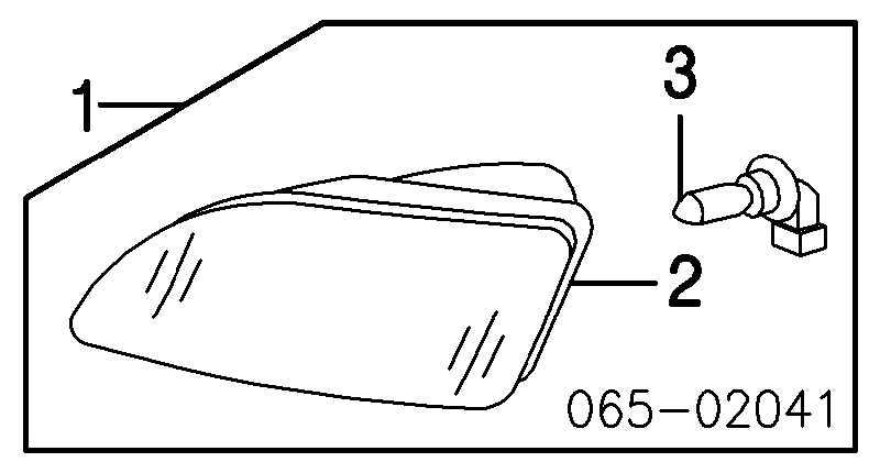 8122048020 Toyota Lampa przeciwmgielna lewa