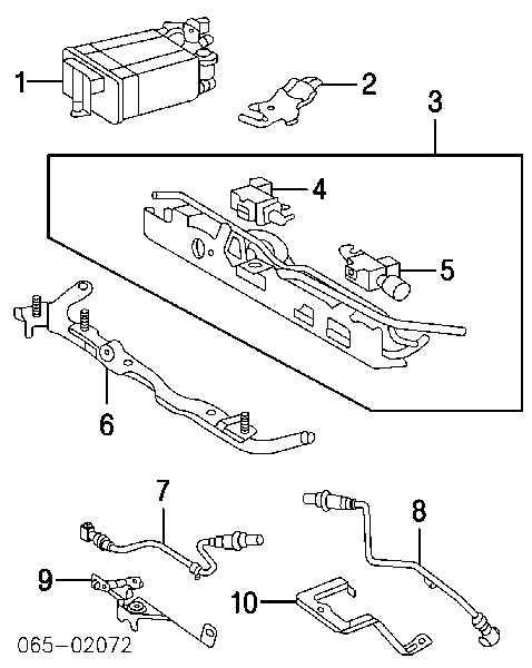 Sonda lambda czujnik tlenu po katalizatorze Toyota Sienna (L2)