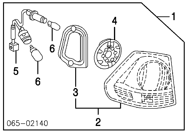 8155148060 Toyota Lampa zespolona tylna prawa zewnętrzna