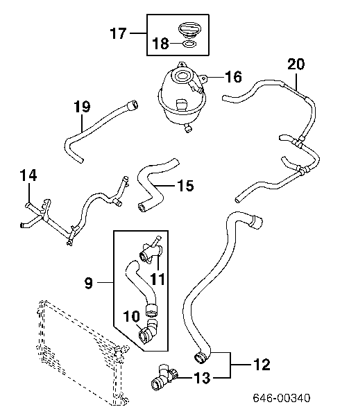 Uszczelka korka zbiornika wyrównawczego Seat Ibiza 3 (6L1)