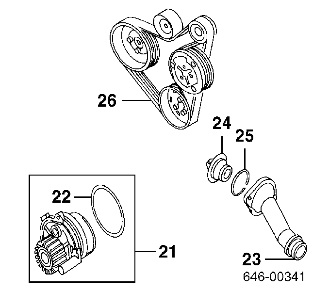 Pokrywa termostatu Volkswagen Touran 1 (1T1, 1T2)