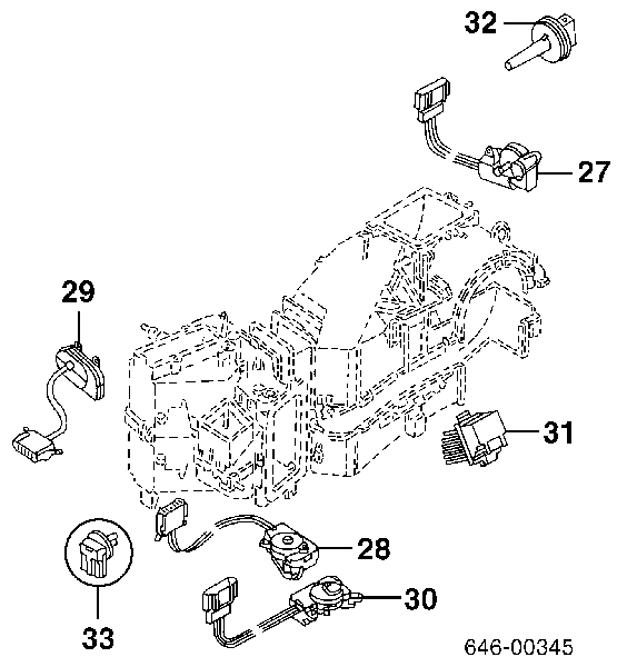 Rezystor wentylatora nagrzewnicy (ogrzewacza kabiny) Audi 80 (8C2, B4)