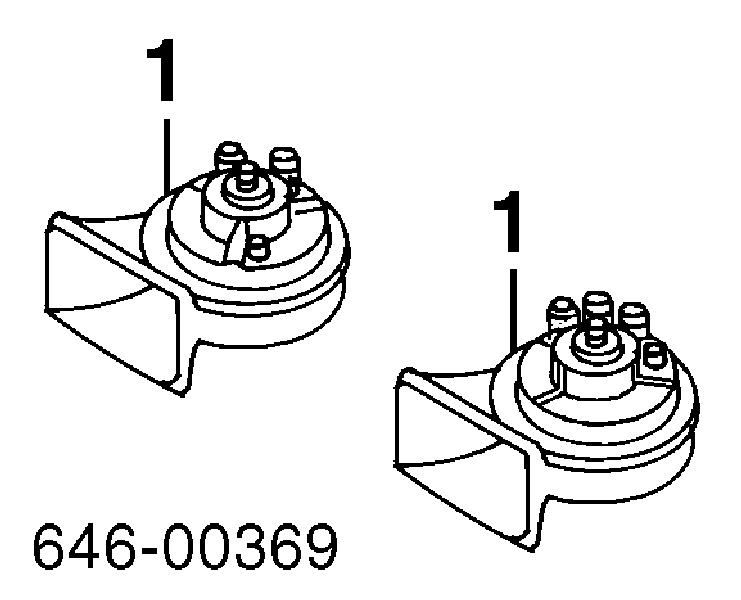 Sygnał dźwiękowy (klakson) Volkswagen Beetle (9C1, 1C1, 9G1)