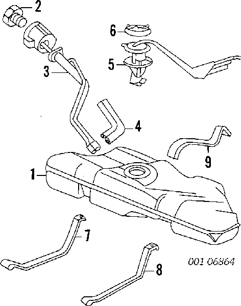 25116162 General Motors pompa paliwa elektryczna zanurzeniowa