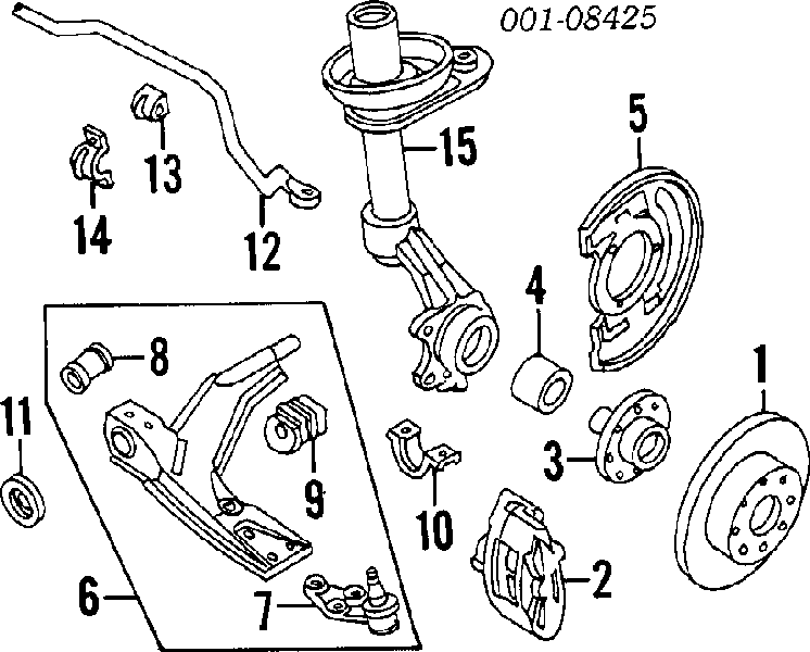 Piasta przednia 51442 AIC