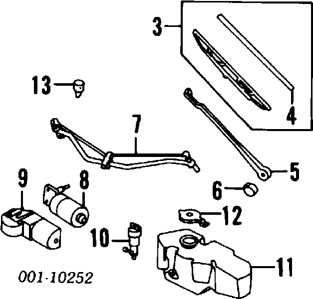 94837719 General Motors pompka spryskiwacza szyby przedniej