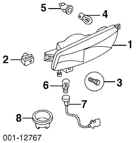 90013537 Opel Żarówka halogenowa