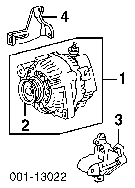 10463399 General Motors alternator