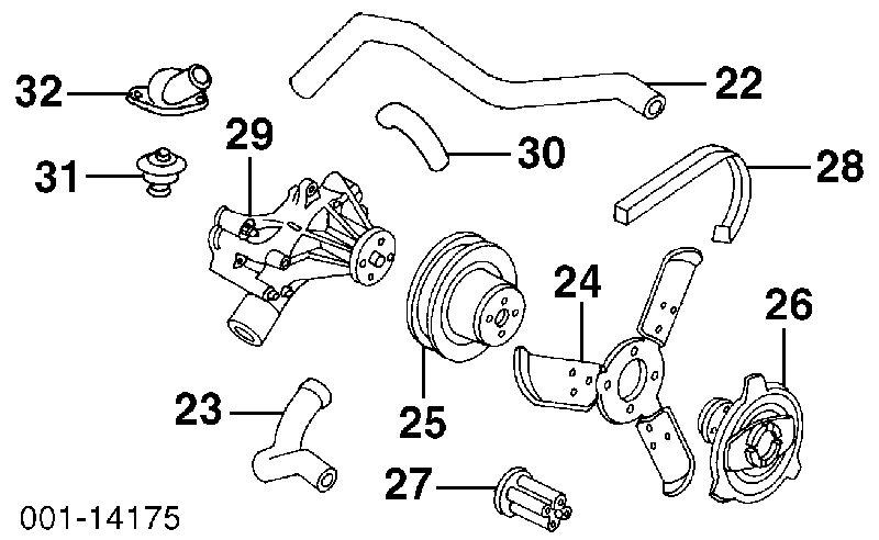 12576753 General Motors pas napędowy mechanizmów