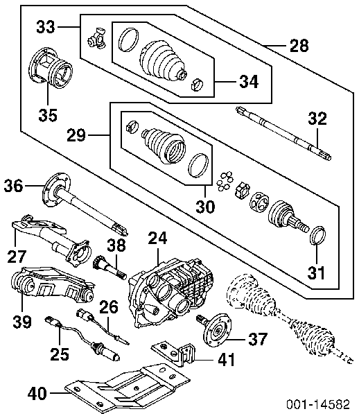 Osłona przegubu napędowego Hummer H2