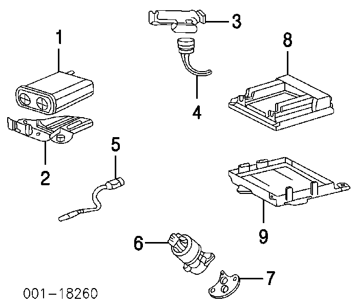 Sonda lambda, czujnik tlenu LS040040 Vernet