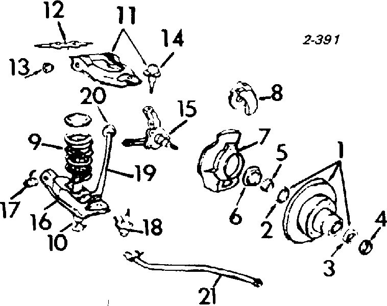 DOAZ1201A Ford łożysko piasty przedniej