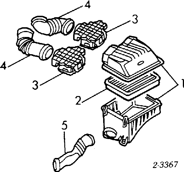 Filtr powietrza Ford Sierra