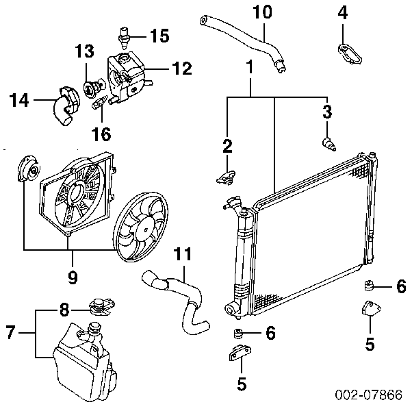 Czujnik temperatury płynu chłodzącego 727091 NRF