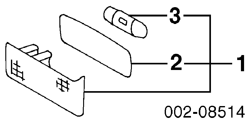 F5RZ13466C Ford żarówka oświetlenia wnętrza/kabiny