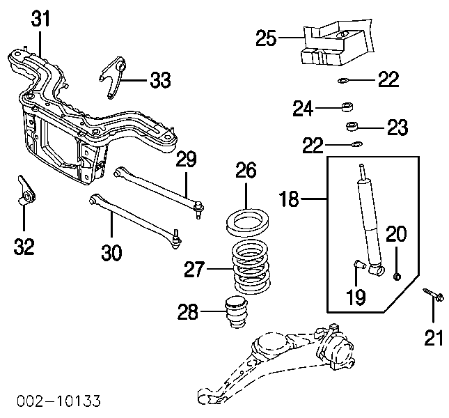 Amortyzator tylny AG10524 Trialli