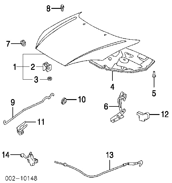 Zawias maski lewy BP1191L DP Group