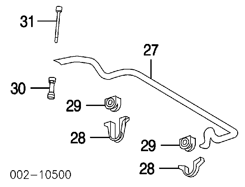 4041494 Ford łącznik stabilizatora przedniego