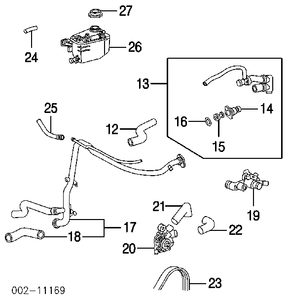 F5RZ8620A Ford pas napędowy mechanizmów