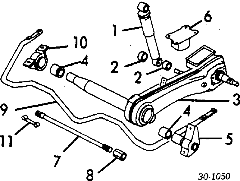 56119V6000 Nissan/Infiniti Silentblock amortyzatora tylnego