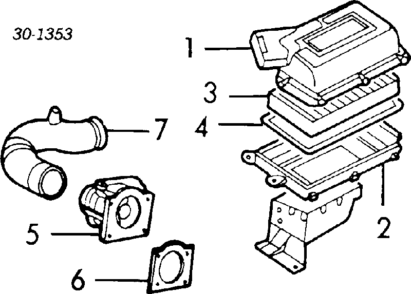 16546N4210 Nissan filtr powietrza