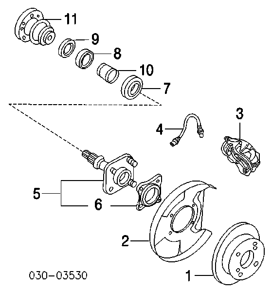 Przewód hamulcowy tylny Nissan Sunny 3 (Y10)