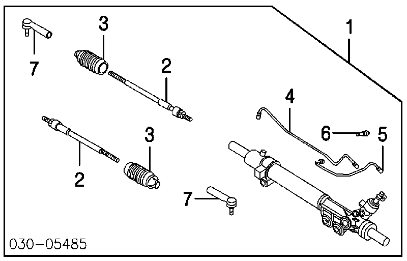 Drążek kierowniczy Nissan Armada (TA60)