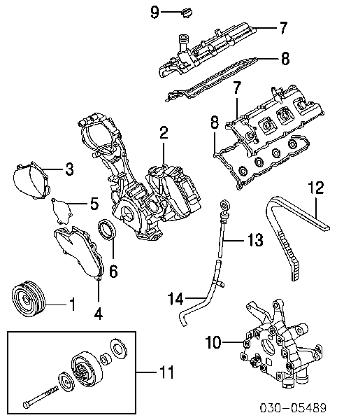 Pompa oleju Infiniti QX56