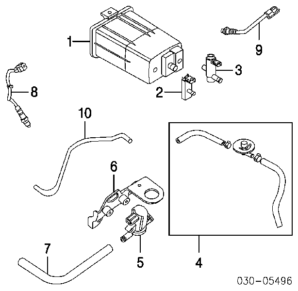 Sonda lambda, czujnik tlenu Nissan Murano (Z50)