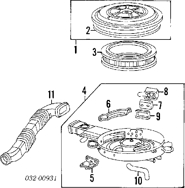 17232PD2305 Honda filtr powietrza